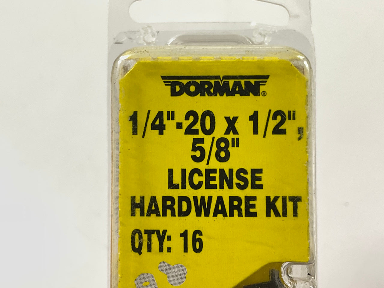 Dorman 785-122 License Plate Fastener Assortment Hardware 14''-20x1/2'' - 5/8''