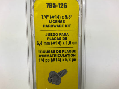 Dorman 785-126 License Plate Frame Retainer Kit - 1/4'' #14 X 5/8''