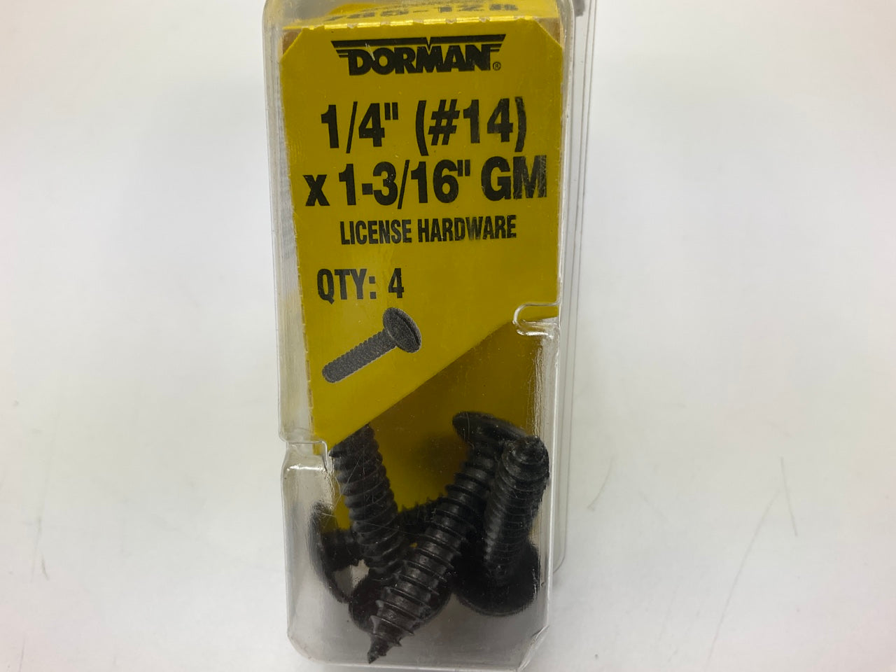 Dorman 785-128 License Plate Fastener Assortment Hardware No. 14 X 1-3/16 In.