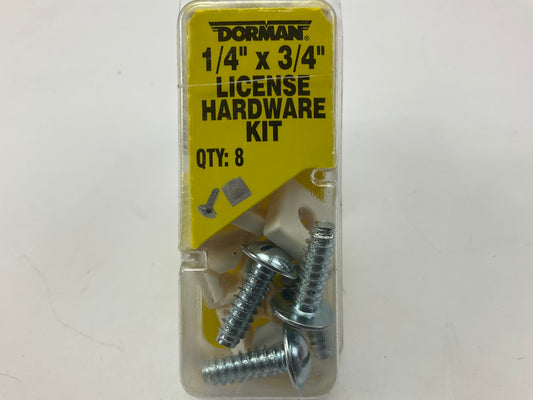 Dorman 785-142 License Plate Fastener Assortment Hardware 1/4'' X 3/4''