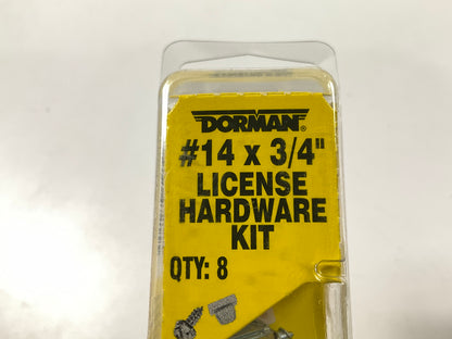 Dorman 785-148 License Plate Fastener Screws #14 X 3/4'' - 4 PACK