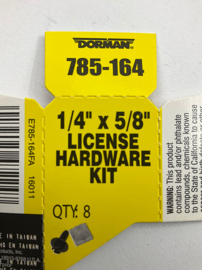 Dorman 785-164 Exterior License Plate Retainer Clips - No. 14 X 5/8 In.