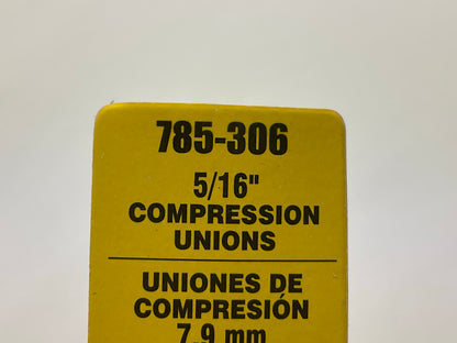 Dorman 785-306 Compression Fittings Union 5/16 In., Pack Of 2