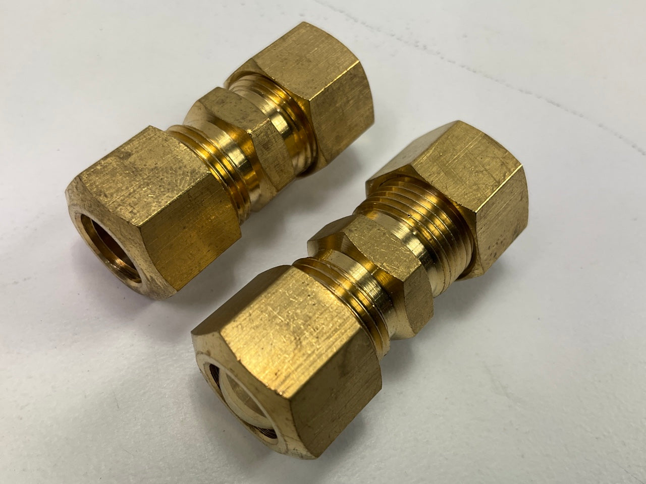 Dorman 785-308 3/8'' Transmission Line Repair Compression Union Fittings, 2 Pack