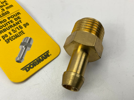 Dorman 785-404 Brass Fuel Line Fitting 3/8-24'' Inverted Flare, 5/16'' Barb