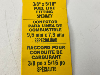 Dorman 785-404 Brass Fuel Line Fitting 3/8-24'' Inverted Flare, 5/16'' Barb