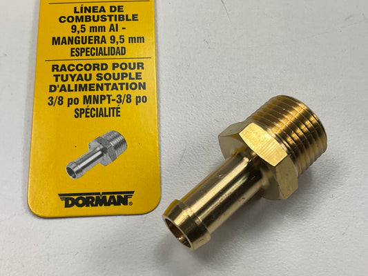 Dorman 785-406 Fuel Line 3/8'' Fitting, MNPT To Hose Barb Adapter