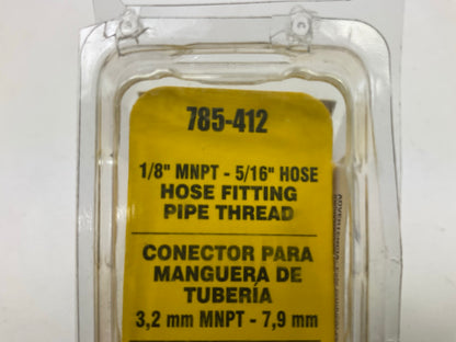 Dorman 785-412 Fuel Hose Fitting 1/8'' MNPT- 5/16'' Pipe Thread