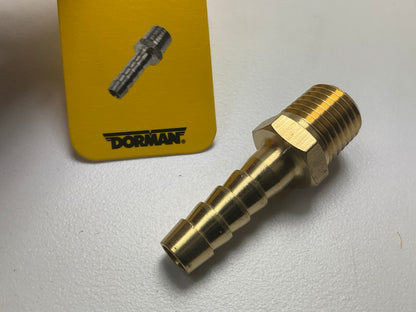 Dorman 785-414 Brass 1/4'' MNPT Pipe Thread To 5/16'' Hose Fitting