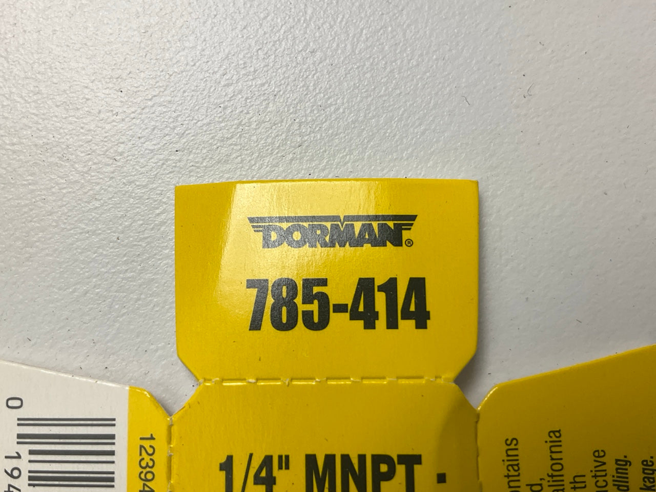 Dorman 785-414 Brass 1/4'' MNPT Pipe Thread To 5/16'' Hose Fitting