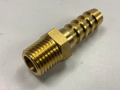 Dorman 785-416 Brass 1/4'' MNPT Pipe Thread To 3/8'' Hose Barb Fitting