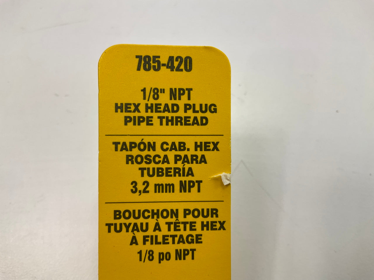 Dorman 785-420 Pipe Fitting Hex Head Plug 1/8'' NPT