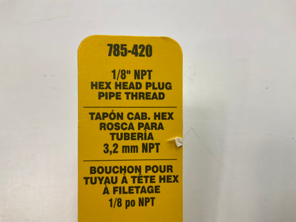 Dorman 785-420 Pipe Fitting Hex Head Plug 1/8'' NPT