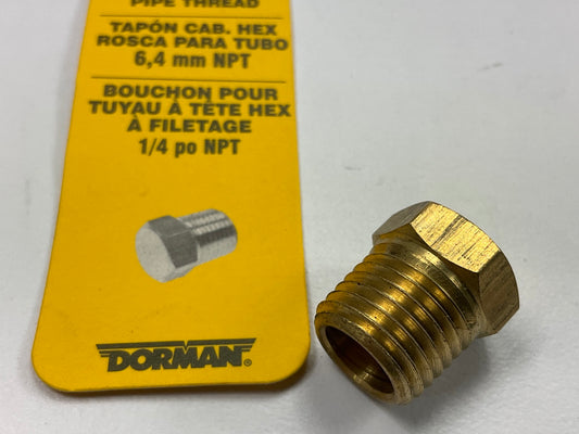 Dorman 785-422 Pipe Plug Thread 1/4'' NPT Hex Head Plug