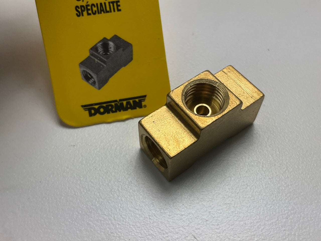 Dorman 785-436 Brass Brake Hydraulic Tee - 3/16'' Inverted Flare