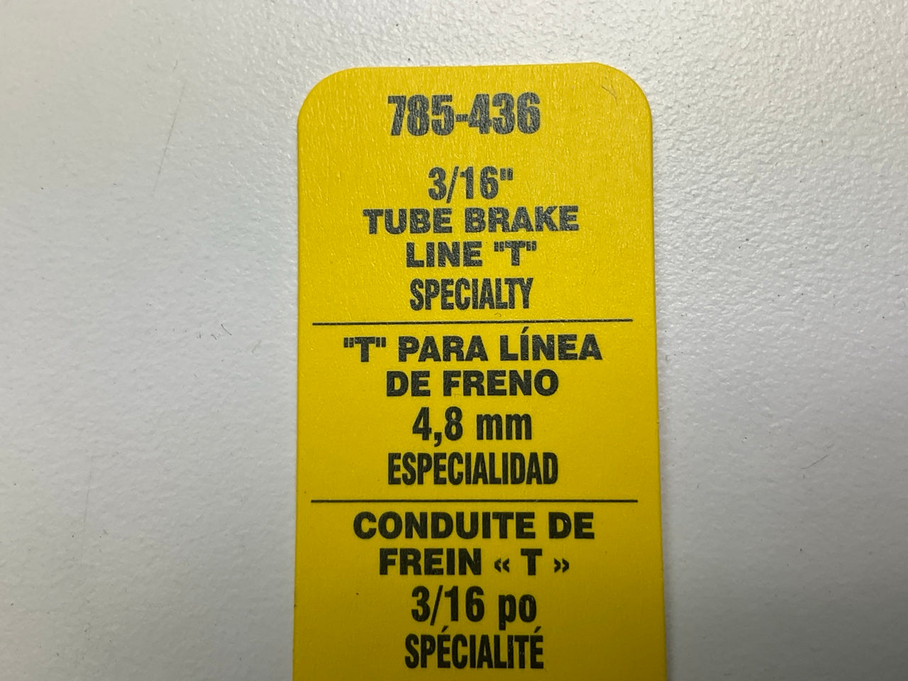 Dorman 785-436 Brass Brake Hydraulic Tee - 3/16'' Inverted Flare
