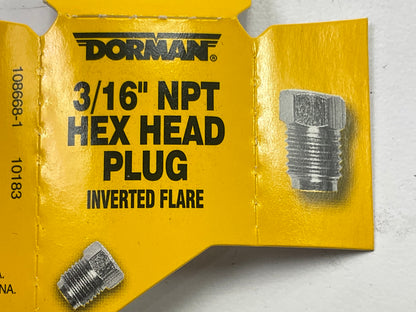 Dorman 785-450 3/16'' Brake Line Plug (Inverted Flare Fitting Plug)