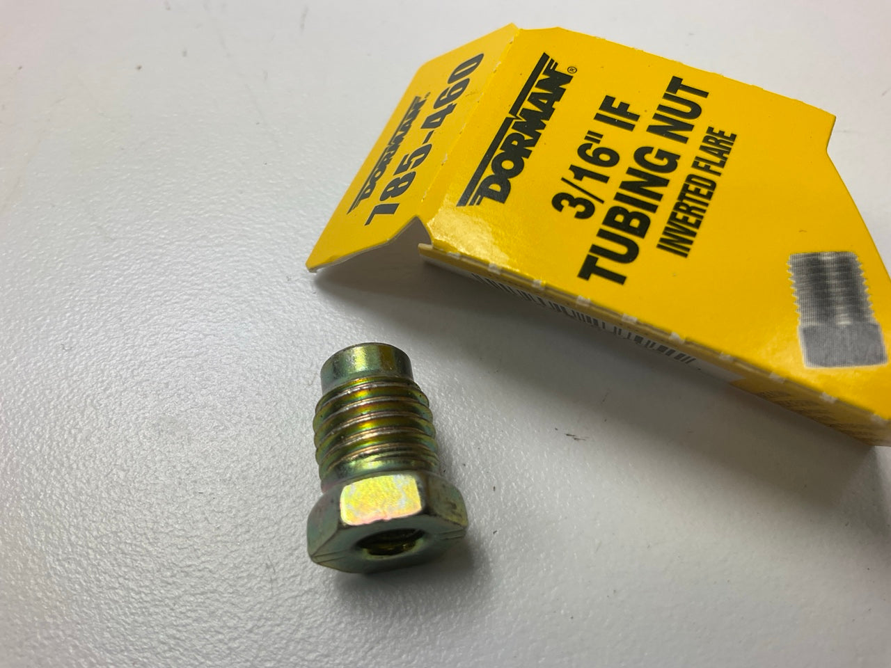 Dorman 785-460 Inverted Flare Fitting-Steel Tube Nut 3/16'' Standard Flare