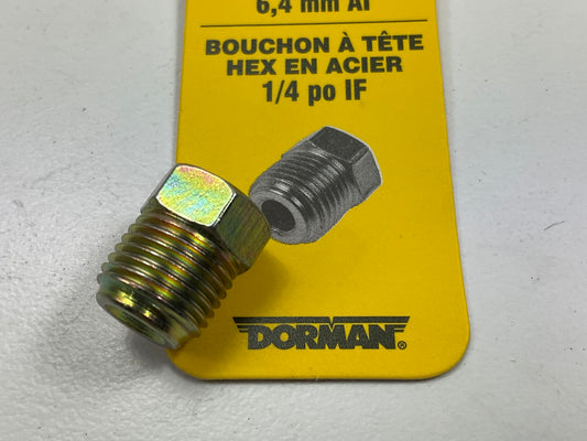 Dorman 785-491 Inverted Flare Fitting 1/4'' Hex Head Steel Plug