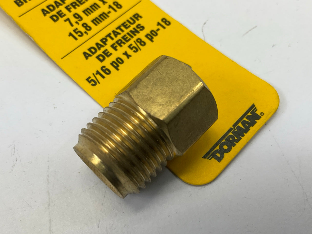Dorman 785-540 Brake Hydraulic Line Adapter, 5/16'' X 5/8''-18