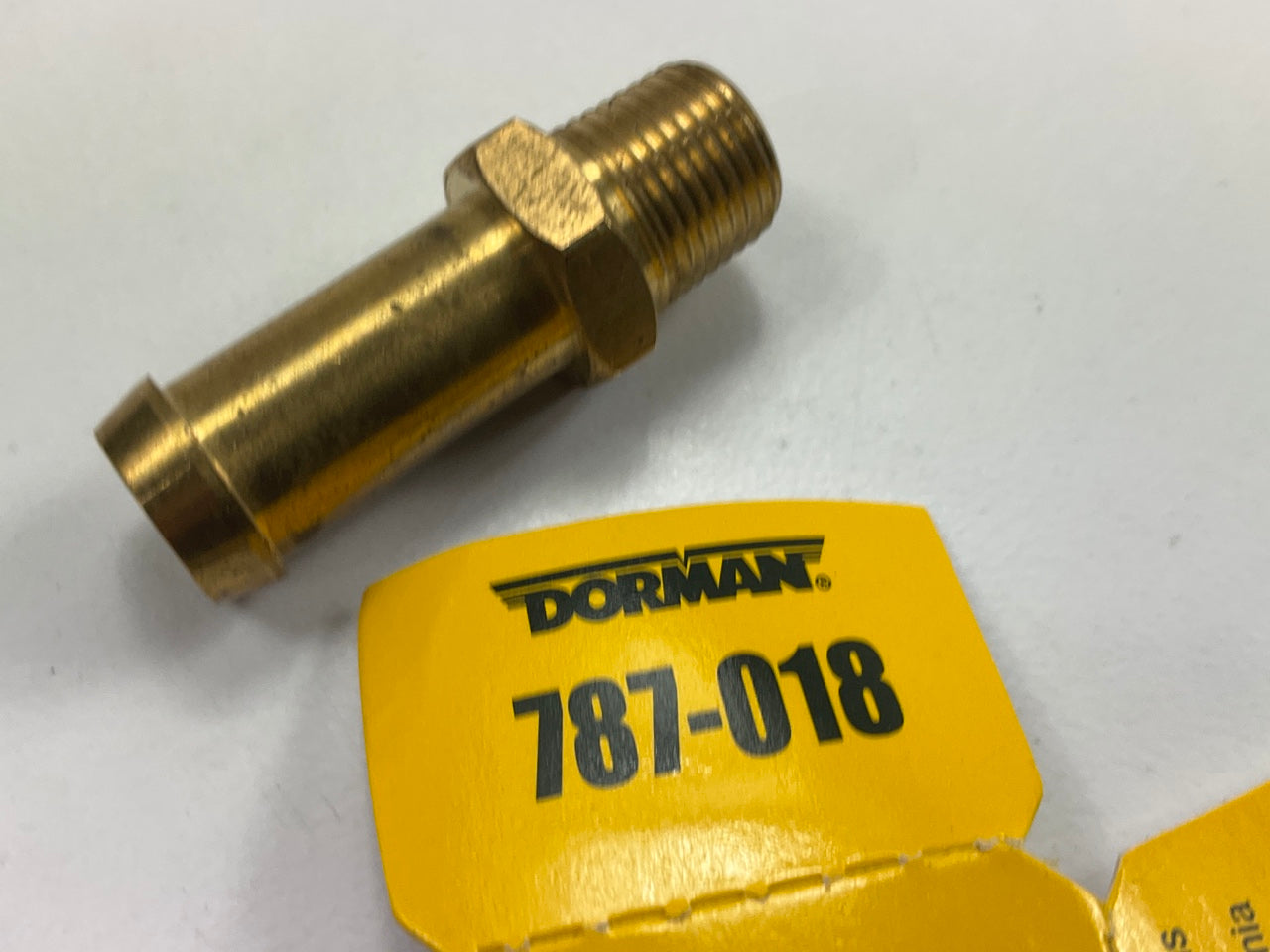 Dorman 787-018 Fuel Hose Barbed Fitting Male Connector 3/8'' Hose X 1/8'' Male NPT