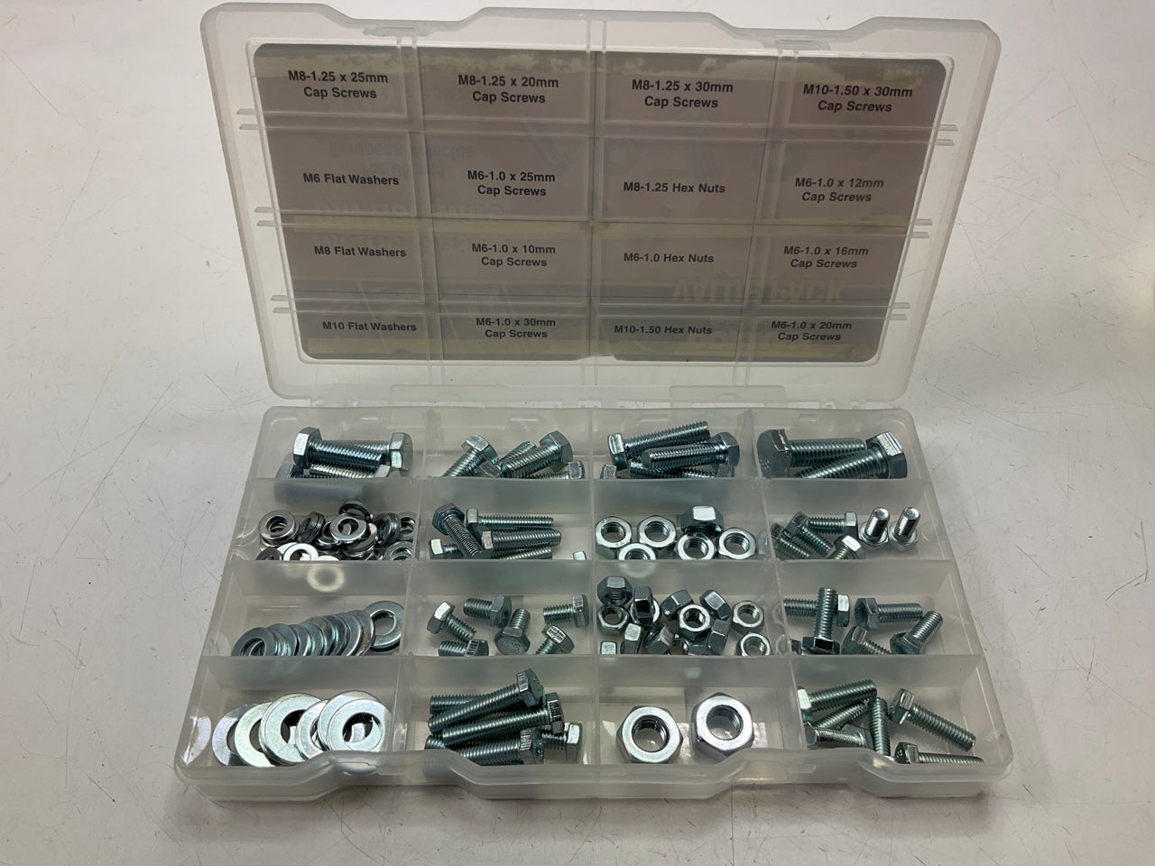 Dorman 799-310 126-Piece Metric Class 8 DIN Hardware Bolt Nut Washer Assortment