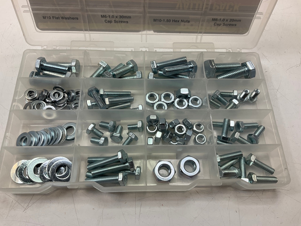 Dorman 799-310 126-Piece Metric Class 8 DIN Hardware Bolt Nut Washer Assortment