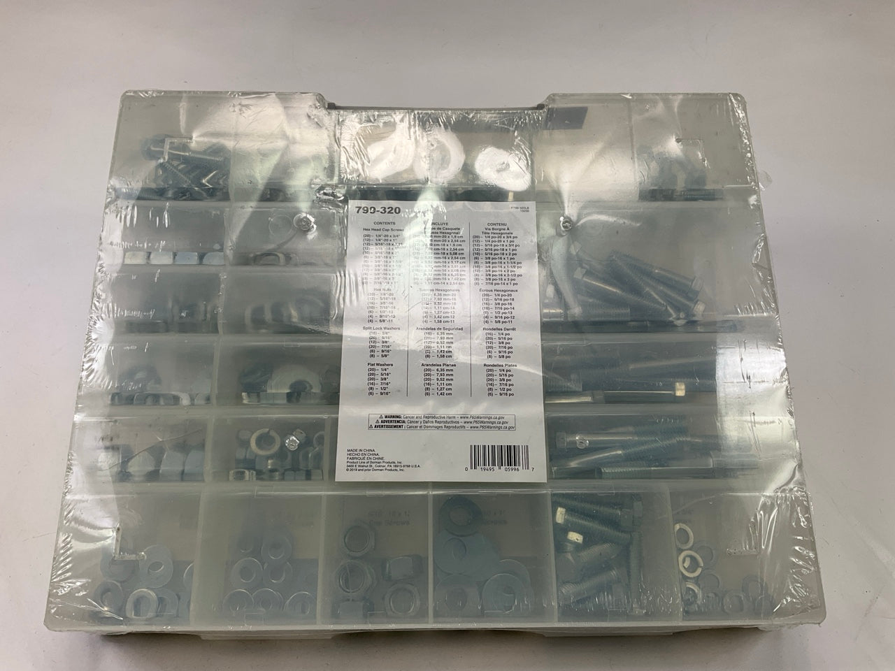 Dorman 799-320 USS Grade-5 Standard Hardware Value Pack Bolts, Nuts, Washers SAE