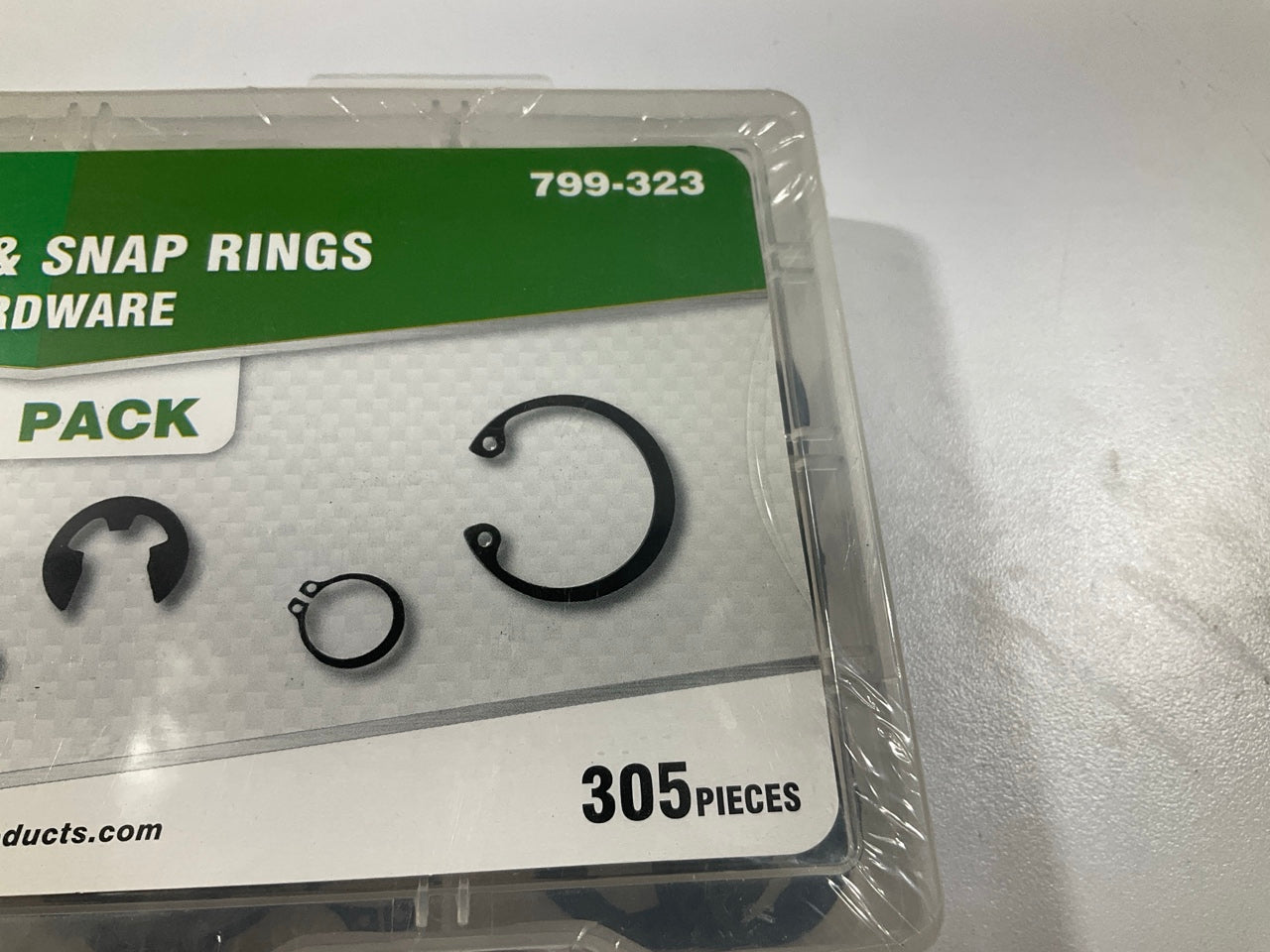 Dorman 799-323 E-Clip And Snap Ring Assortment Kit - 300 PCS