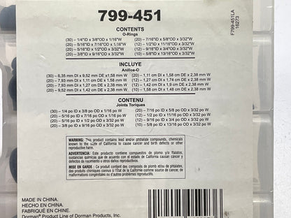 Dorman 799-451 Standard O-Rings Value Pack- 8 Sku's- 144 Pieces