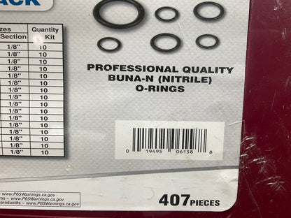 Dorman 799-453 O-Ring Seal Assortment Pack, 407 Pieces, Professional Nitrile