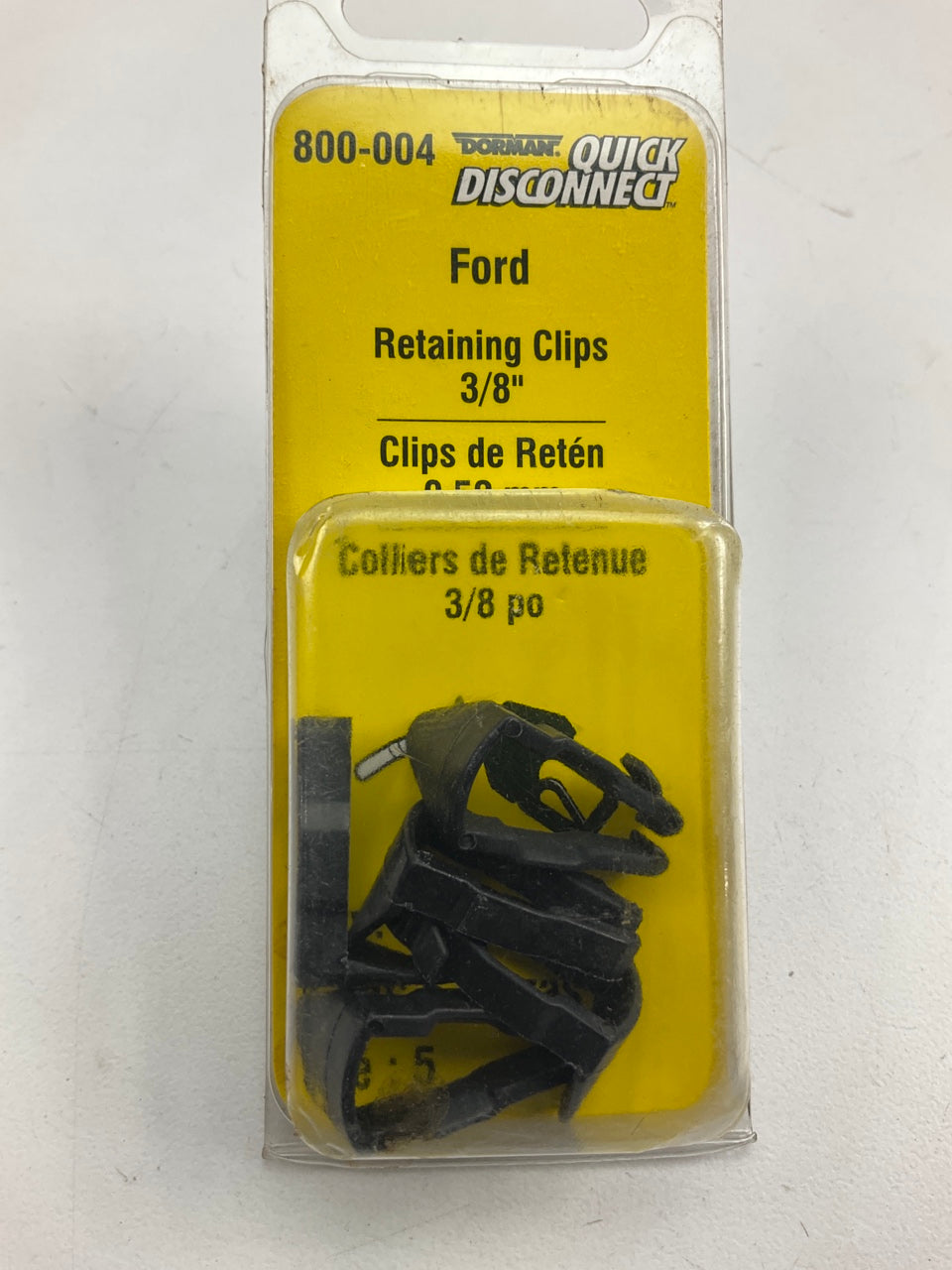 Dorman 800-004 3/8 In. Fuel Line Retaining Clips For Ford - Pack Of 5