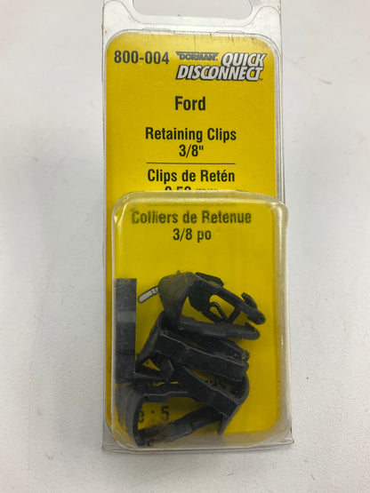 Dorman 800-004 3/8 In. Fuel Line Retaining Clips For Ford - Pack Of 5