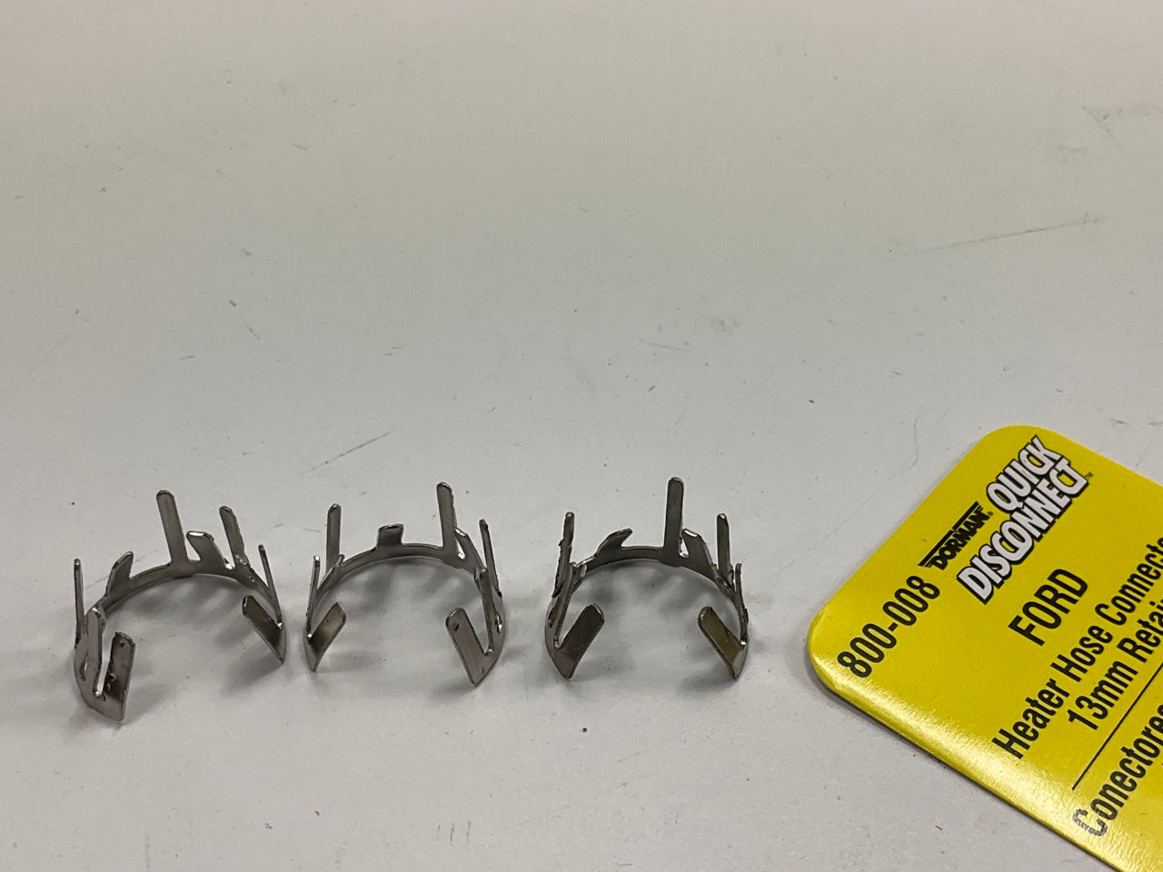 Dorman 800-008 13mm Metal Heater Hose Connector Retainer Clips Ford, 3 / PACK