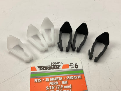 Dorman 800-015 Fuel Line Retaining Clip Assortment Pack 5/16'' & 3/8'' For Ford