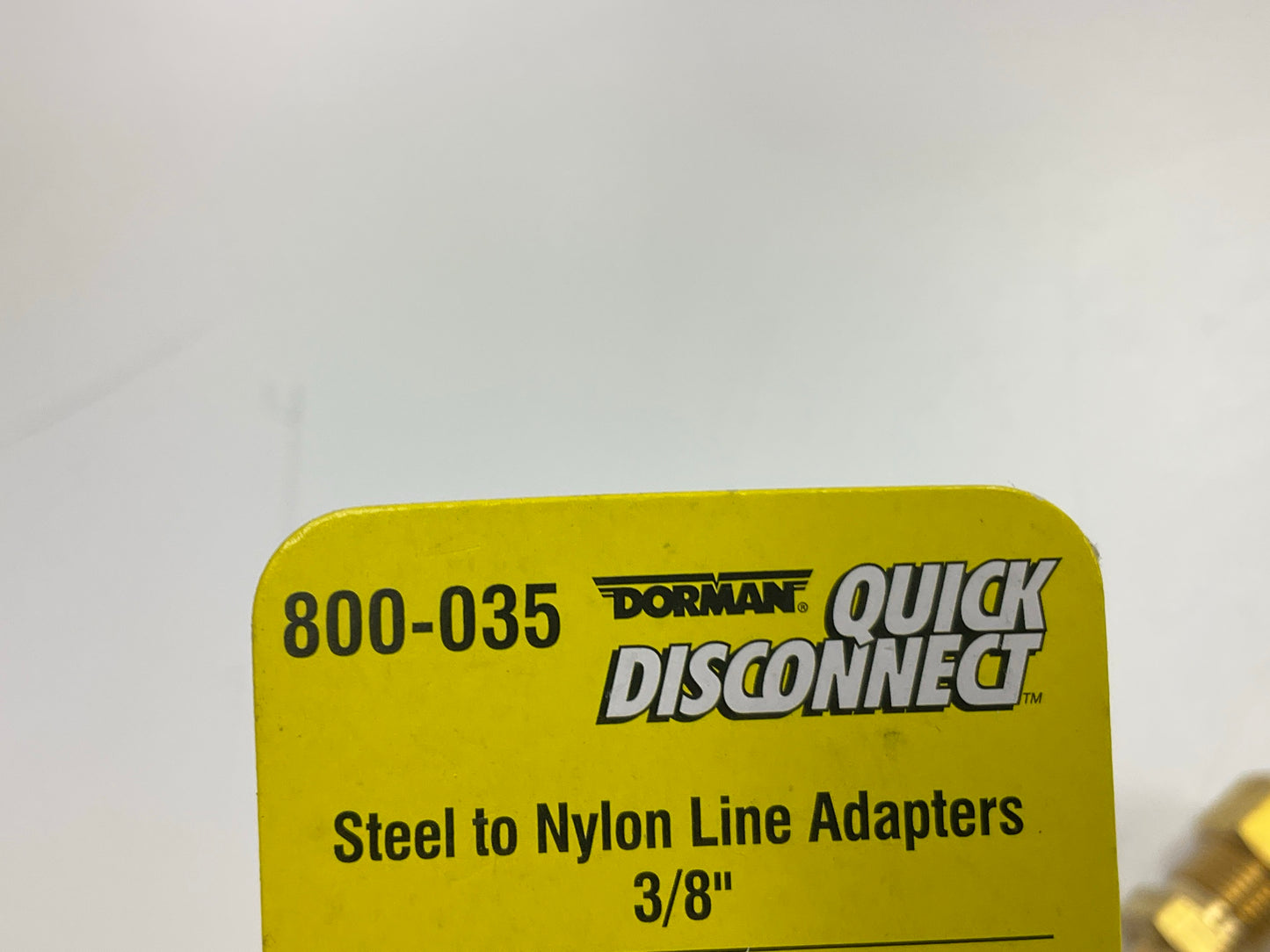 Dorman 800-035 Steel To Nylon 3/8'' Fuel Line Adapters - Pack Of 2