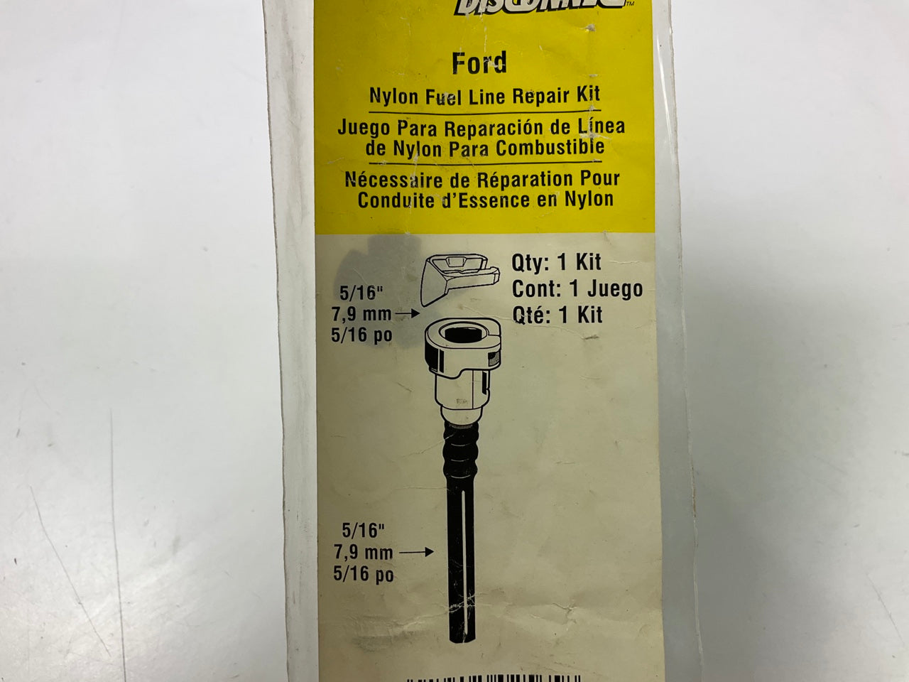 Dorman 800-050 Nylon Straight Fuel Gas Line Repair Kit - Ford 5/16'' X 5/16''