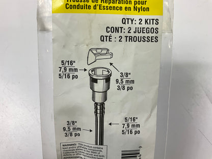 Dorman 800-063 Nylon Fuel Line Repair Kits For Ford 5/16 & 3/8'' 800-054, 800-055