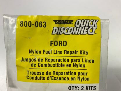 Dorman 800-063 Nylon Fuel Line Repair Kits For Ford 5/16 & 3/8'' 800-054, 800-055