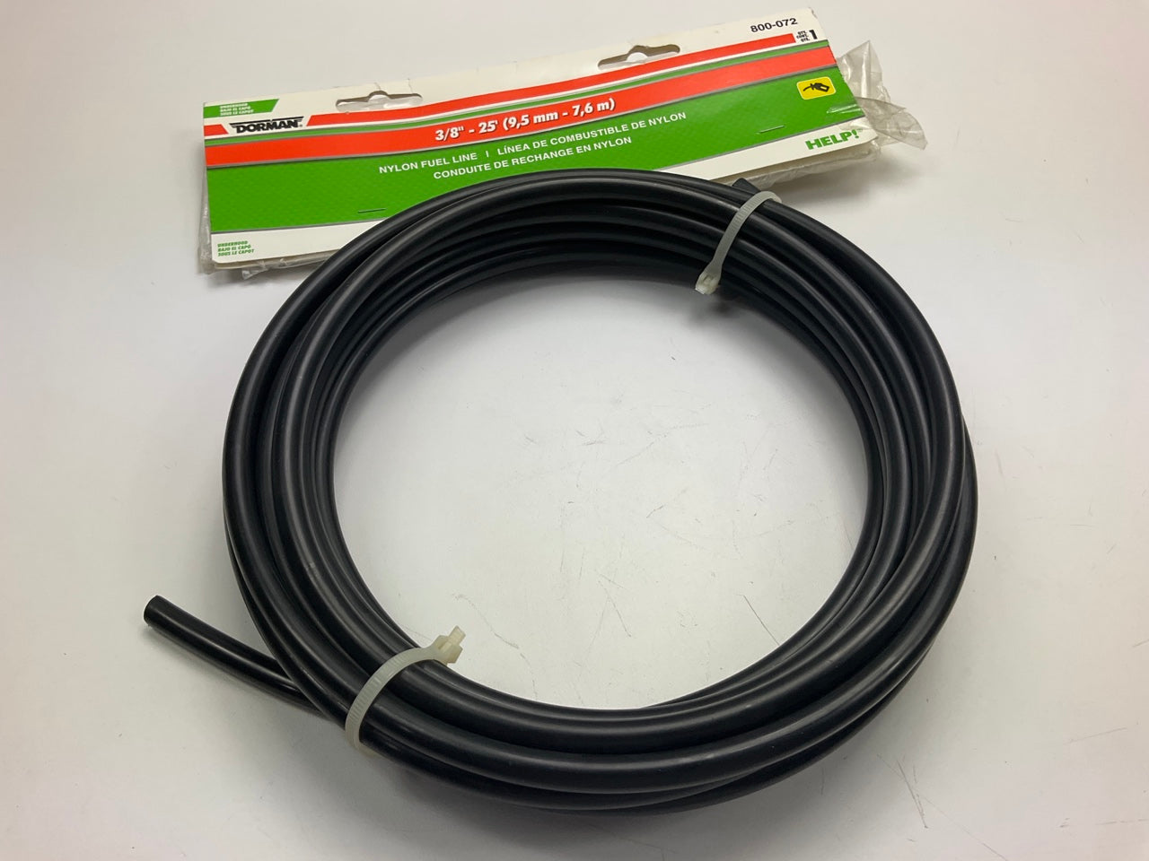 Dorman 800-072 - 25FT Nylon Fuel Hose 3/8'' OD