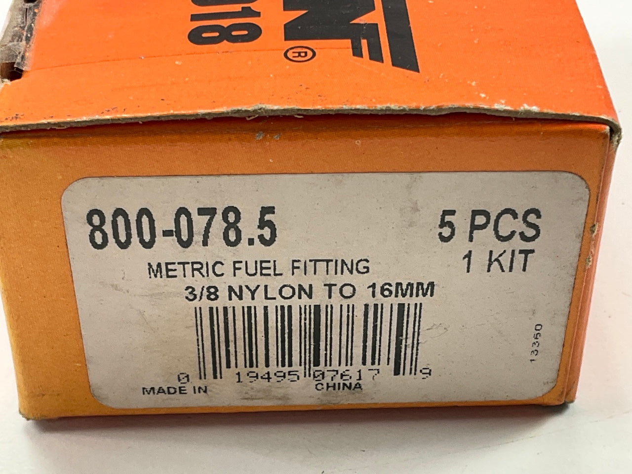 (5) Dorman 800-078 Fuel Line Fitting Connector 3/8'' To 16mm