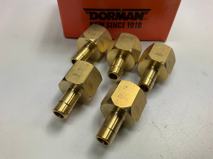 (5) Dorman 800-0785 - Fuel Line Fitting Connector 3/8'' Nylon To 16mm Adapter