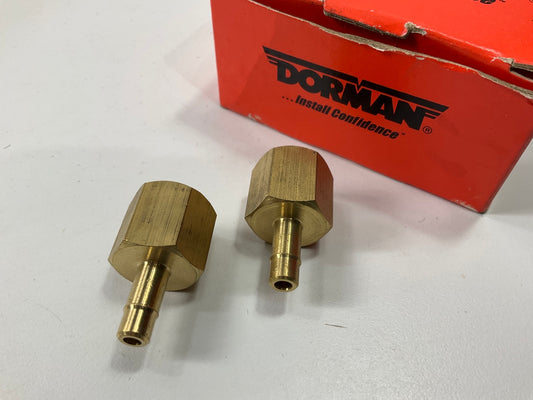 Dorman 800-079 Fuel Line Fitting Adapter 5/16'' Nylon Hose To M14-1.5 Female PAIR