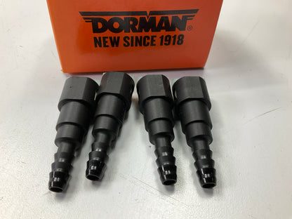 (4) Dorman 800-080 Fuel Line Quick Connect 5/16'' To 5/16'' 180 Degree