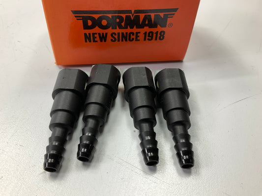 (4) Dorman 800-080 Fuel Line Quick Connect 5/16'' To 5/16'' 180 Degree