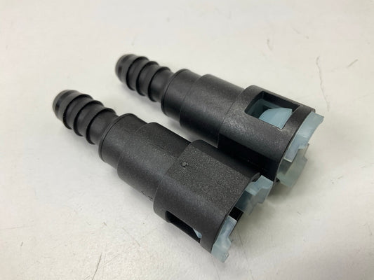 (2) Dorman 800-082 Fuel Line Quick Connector Adapter 3/8'' Steel To 3/8'' Nylon