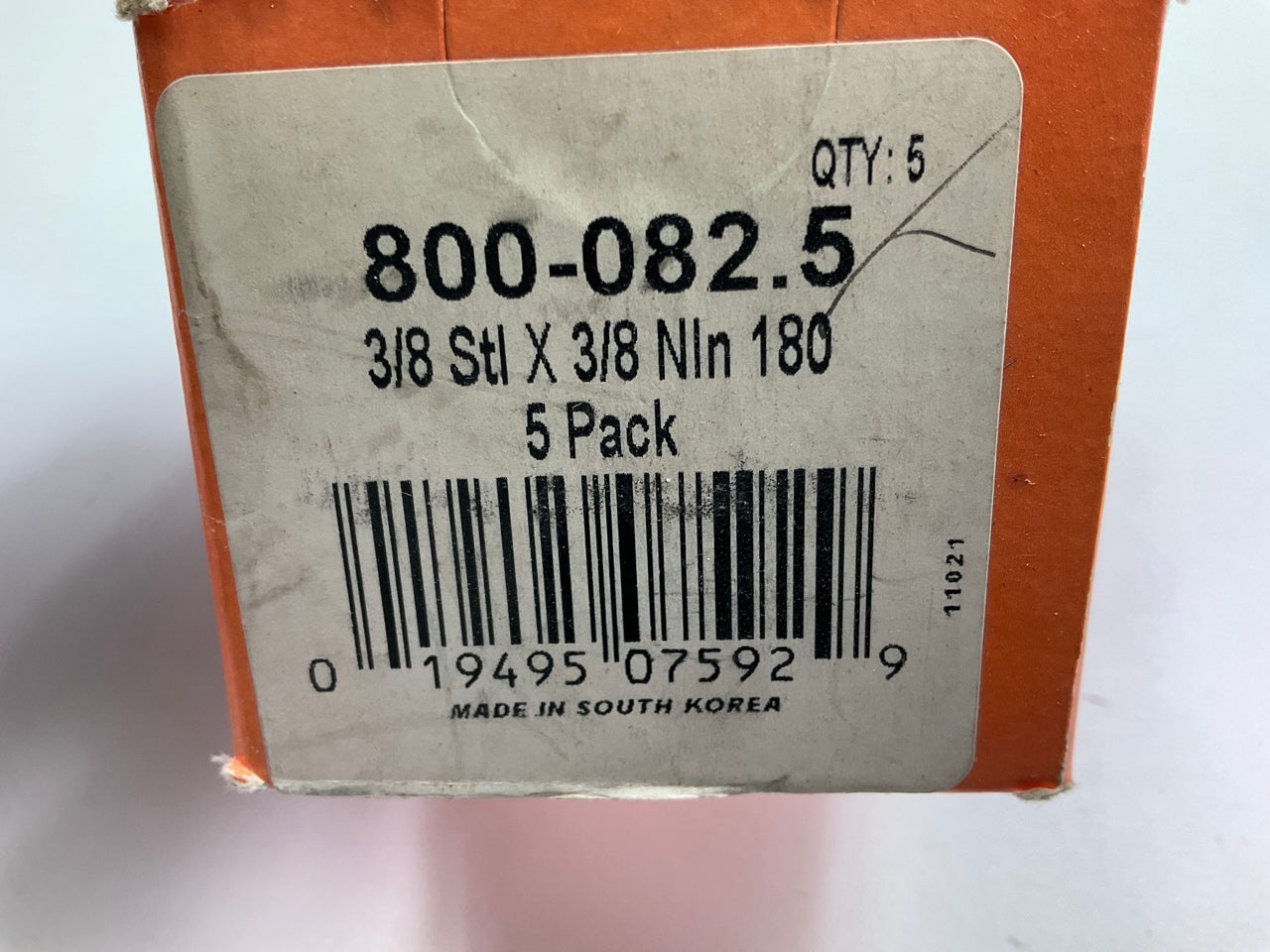 (3) Dorman 800-082 3/8'' Fuel Line Fittings 3/8'' Steel X 3/8'' Nylon Quick Connect