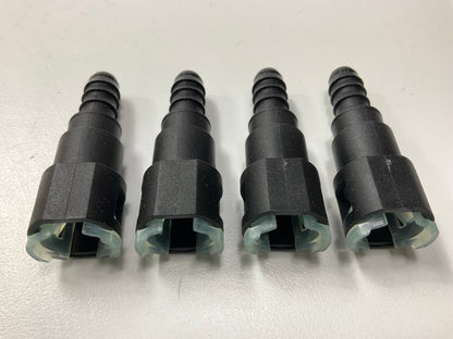 (4) Dorman 800-082 3/8'' Fuel Line Fittings 3/8'' Steel X 3/8'' Nylon Quick Connect