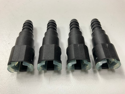 (4) Dorman 800-082 3/8'' Fuel Line Fittings 3/8'' Steel X 3/8'' Nylon Quick Connect