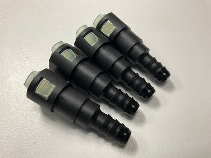 (4) Dorman 800-082 3/8'' Fuel Line Fittings 3/8'' Steel X 3/8'' Nylon Quick Connect